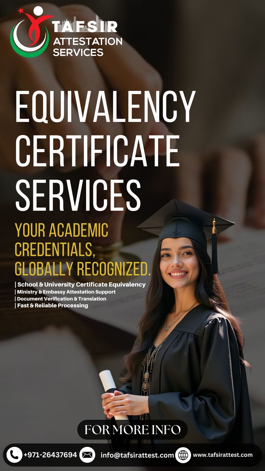 Equivalency Certificate Services – Al Tafsir Attestation
