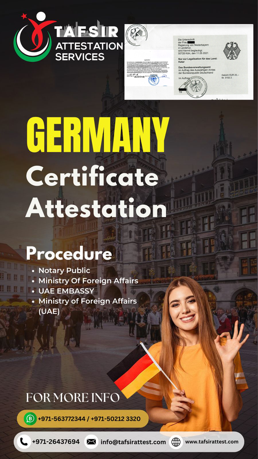 Germany Embassy Attestation Service – Al Tafsir