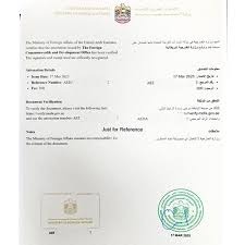 India Certificate Attestation Sample 2