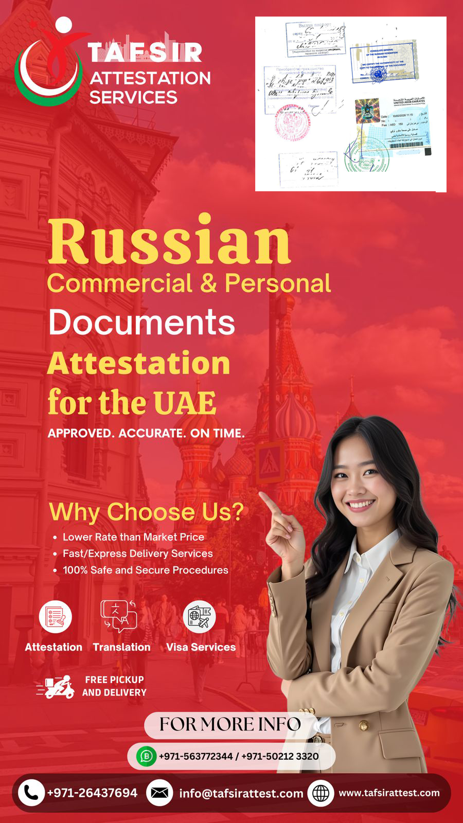 Russia Embassy Attestation Service – Al Tafsir